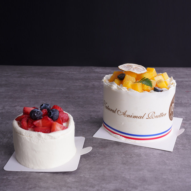 蛋糕底托盘2/3/4/5/6/8寸慕斯三角正方形长方形西点盒底托50个/包