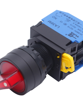 一佳 LA36M-10XD/21 黄绿红色2档3档 带灯旋钮 电源选择开关 22mm