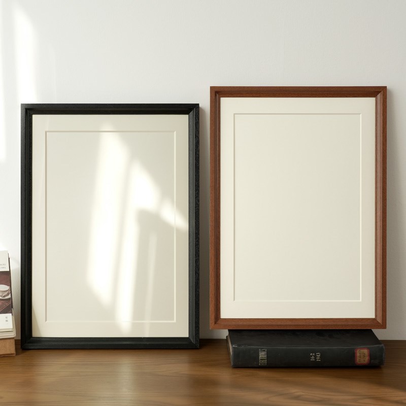 相框空框摆台a4A3书法字画装裱画框挂墙拼图4k定制diy展示架外框