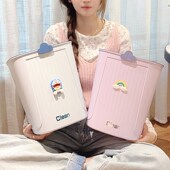 方形垃圾桶家用大容量高颜值卧室卫生间厨房客厅办公室带压圈纸篓