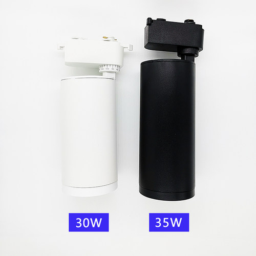 轨道灯12W20W30W35W40W简约中性T102S导轨射灯T103两线轨展会服装