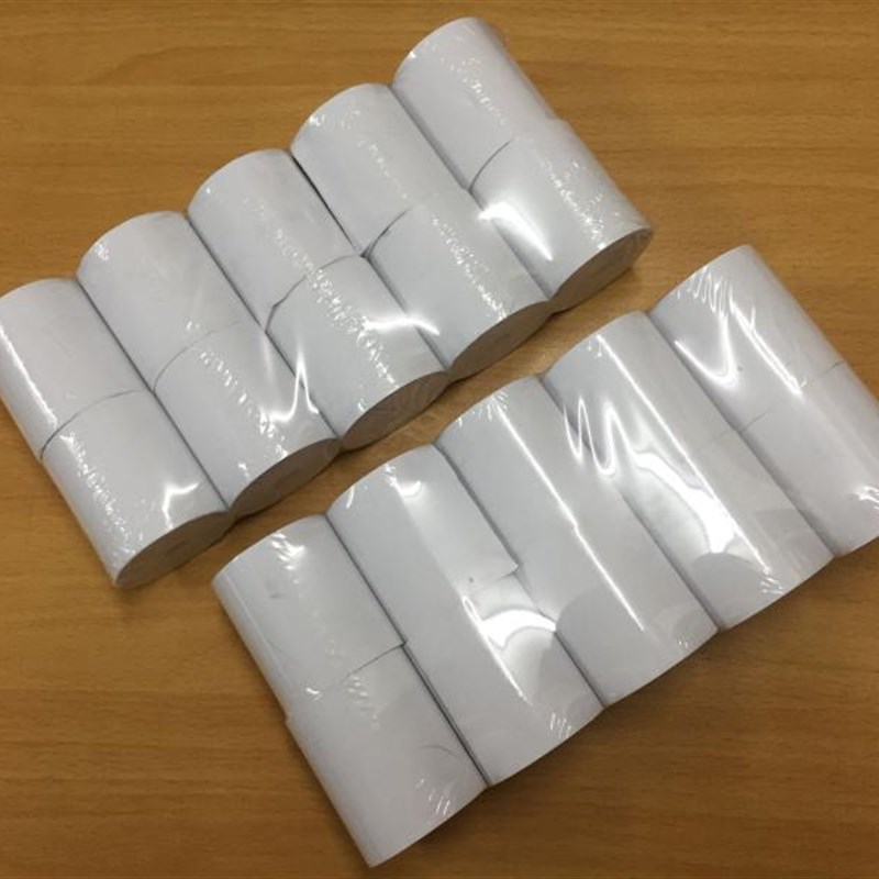 100卷无芯管热敏纸57x50热敏纸58mm收银纸超市小票纸美团外卖打印