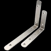 加厚不锈钢三角支架置物架墙上支撑架隔板托架九比架搁板壁挂书架