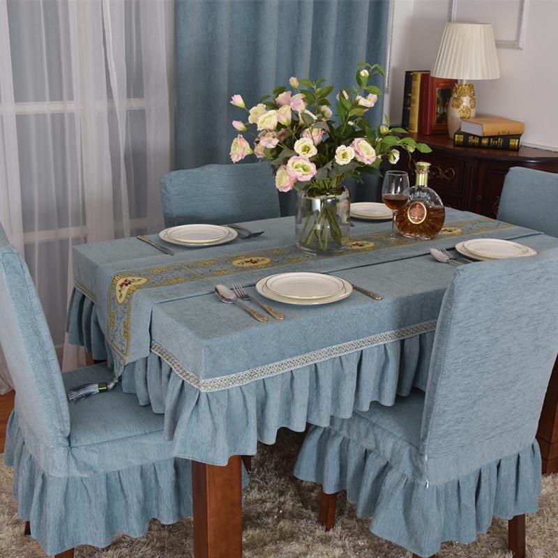 桌布桌椅套布艺套装桌椅套罩家用餐厅全包餐椅套罩一体加厚椅子套,居家布艺,椅套/椅垫,淘宝优惠券,粉丝福利购,淘宝优惠卷