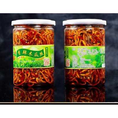 木瓜丝干胃酱菜香辣酱凉拌新鲜下饭开爽脆口广横县特产2瓶西350克