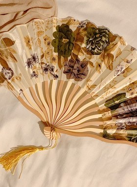 速发古中国风折叠小扇携夏天随身便子新风式古装汉服旗袍折扇拍照