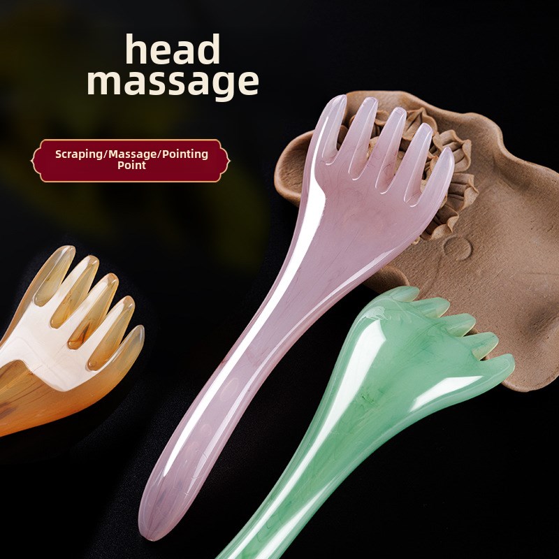 速发五爪头部经络痧抓梳子摩头挠头皮院刮按点穴拨筋神器
