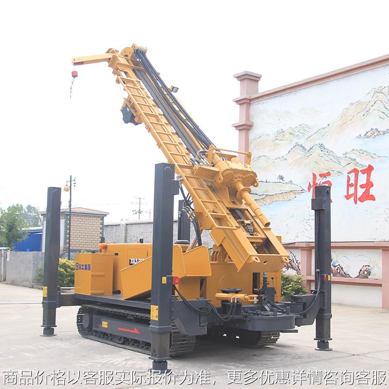水井钻机履带式220米打井机高支腿打井设备钻井机气动打井机