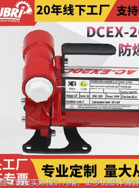 电动抽油泵柴油汽油泵手提12v4v小型加油泵电动防爆抽油泵DCEX200