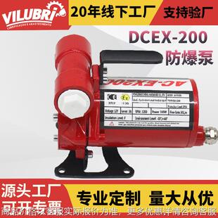 电动抽油泵柴油汽油泵手提12v4v小型加油泵电动防爆抽油泵DCEX200