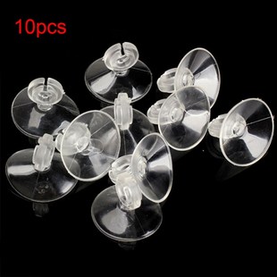 Aquarium Suction Tank lot Suck Fish Plastic Holder 10pcs Cup
