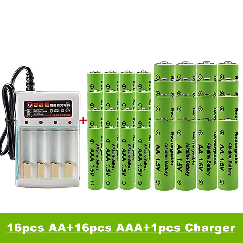 AA+AAA alkaline rechargeable battery, 1.5V, 3000mAh, suitabl