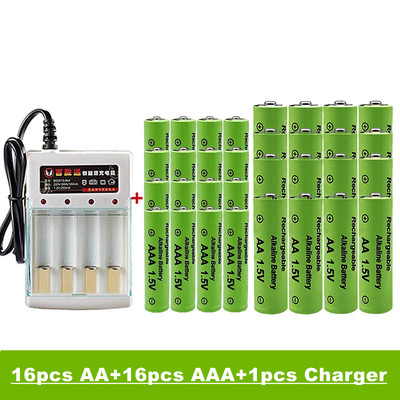 AA+AAA alkaline rechargeable battery, 1.5V, 3000mAh, suitabl