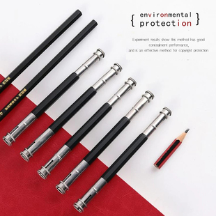 Head Dual Adjustable Sketch Extender Holder Pencil 极速2Pcs