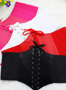 Fashion Designer Leather Belts Rope Buckle For Women Wide Co