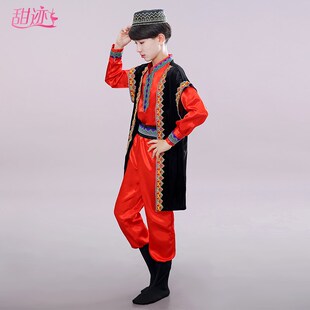 好货新疆舞蹈演出服儿童男维族服饰回族哈萨克族印度维吾尔族民族