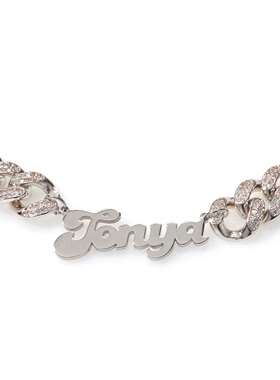 Hip Hop Necklace Jewelry 1 Heavy Industry Zircon Buckle Cuba