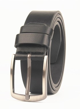 New Retro mens belt classic rectangular pin buckle fashion