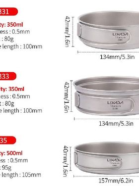 Camping Frying Pan Titanium Frypan Outdoor Camping