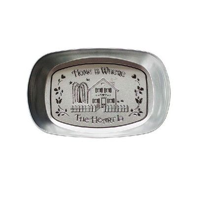 Camping Fruit Plate European Retro Tinplate Plate Camping