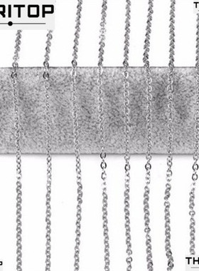 gold stainless steel link necklaces jewelry cuban chain diy