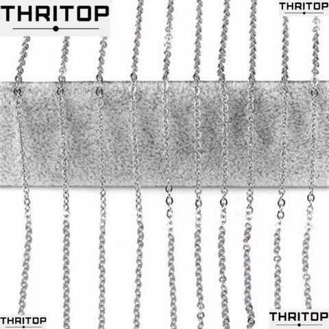 gold stainless steel link necklaces jewelry cuban chain diy