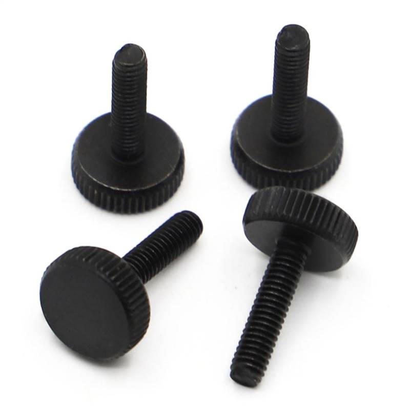 极速1-10pcs DIN653 GB835 Bla Carbon Steel Flat ad Thu Scre