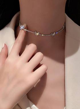 -Real gold electroplating temperament simple full diamond bu