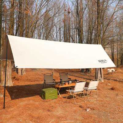 新品原始人天幕帐篷户外超轻便携露营防雨防晒遮阳棚布遮阳棚用品
