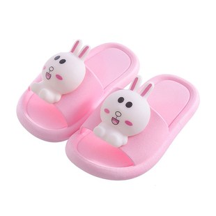 童鞋 宝宝女童闪灯软底会放光 卡通居家室内 儿童夏女2岁 发光拖鞋