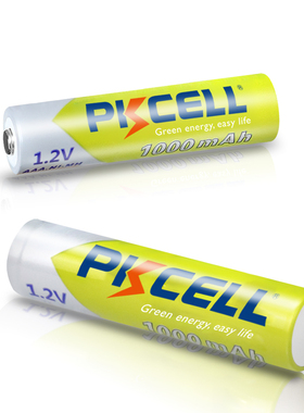 10PCS PKCELL 1.2v NI-MH AAA Battery 3A 1000MAH AAA Rechargea