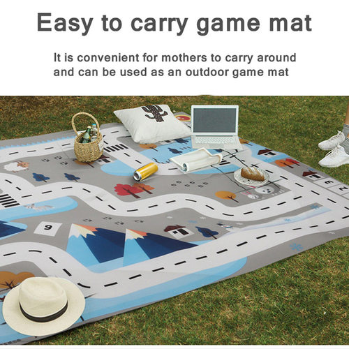 极速Baby Play Mat City Traffic Road Map Mat Carpet City Car