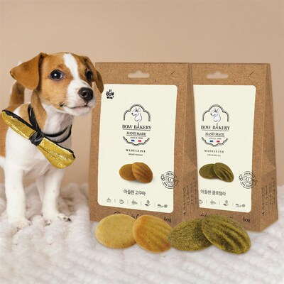 极速Memory Pet韩国BOWWOW宠物猫狗牛角包SBS零食玛德琳狗面