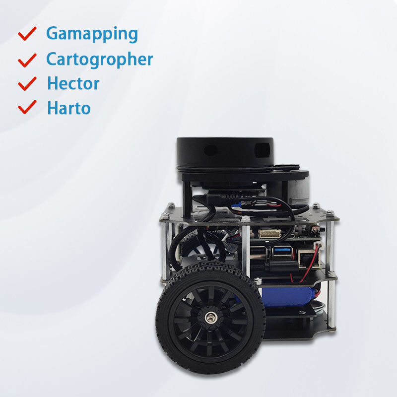 新款NanoRobot集群机器人支持ROS2激光SLAM建图导航视觉开发套件