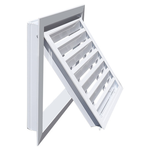 极速铝合金中央空调出风口家用排风检修口防雨百叶窗散流器门铰式