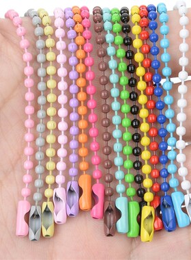 20pcslot Ball Bead Chains Fits Key ChainDollsLabel Hand T