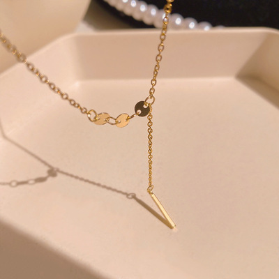 Temperament simple geometric sequins fashion personality met