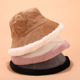 Thi Bucket Autumn 2022 Corduroy Winter Women Hat Hats Panama