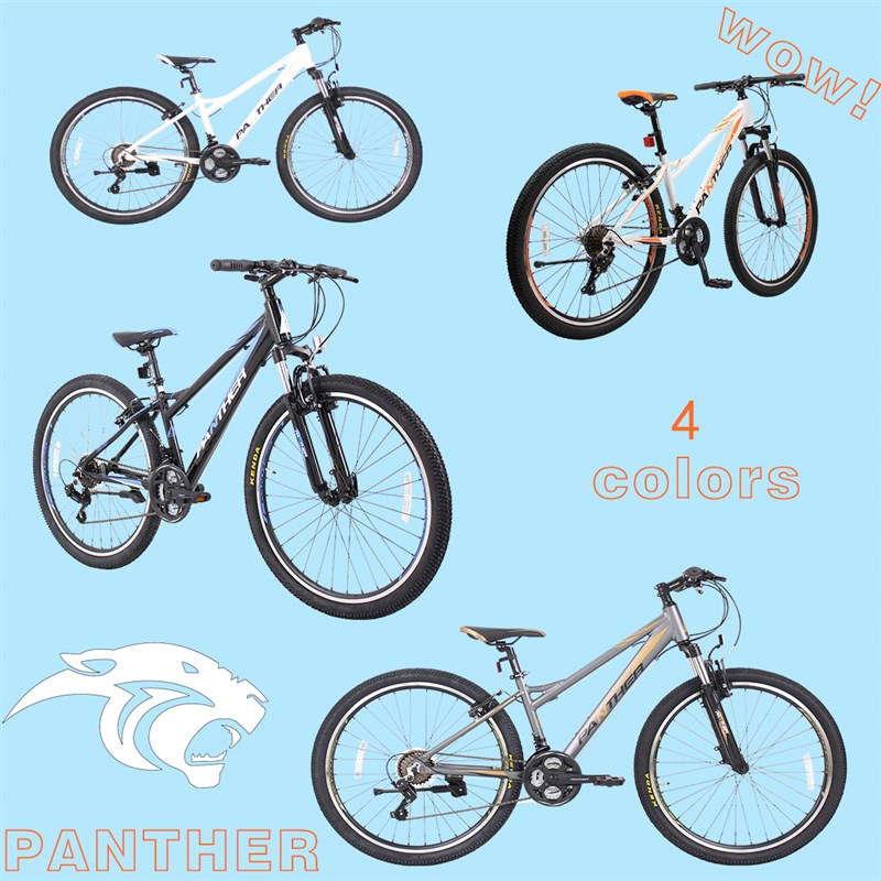 磐特山地自行车26英寸变速成人青少年通用铝合金车架直把学生单车