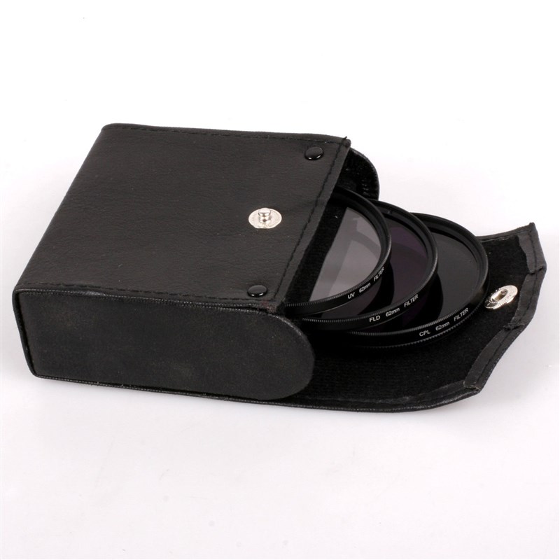 77mm滤镜三件套 UV保护镜 CPL偏振镜 FLD荧光镜+3片装滤镜包 套装