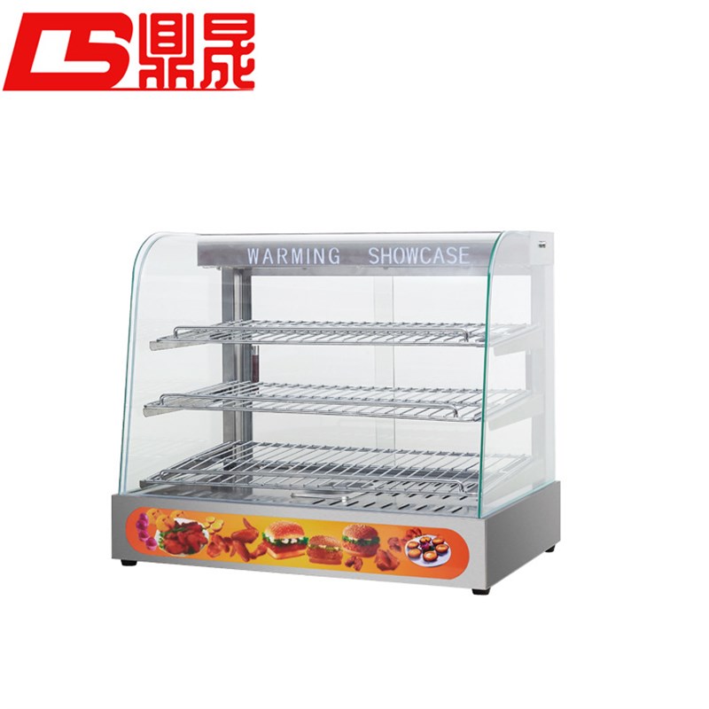 鼎晟701保温展示柜商用电热台式陈列柜熟食品面包蛋挞熟食保温柜