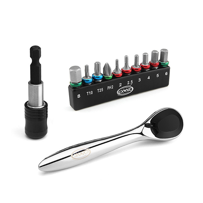 CXWXC自行车工具扳手山地车棘轮工具套公路车扭力内六角梅花扳手