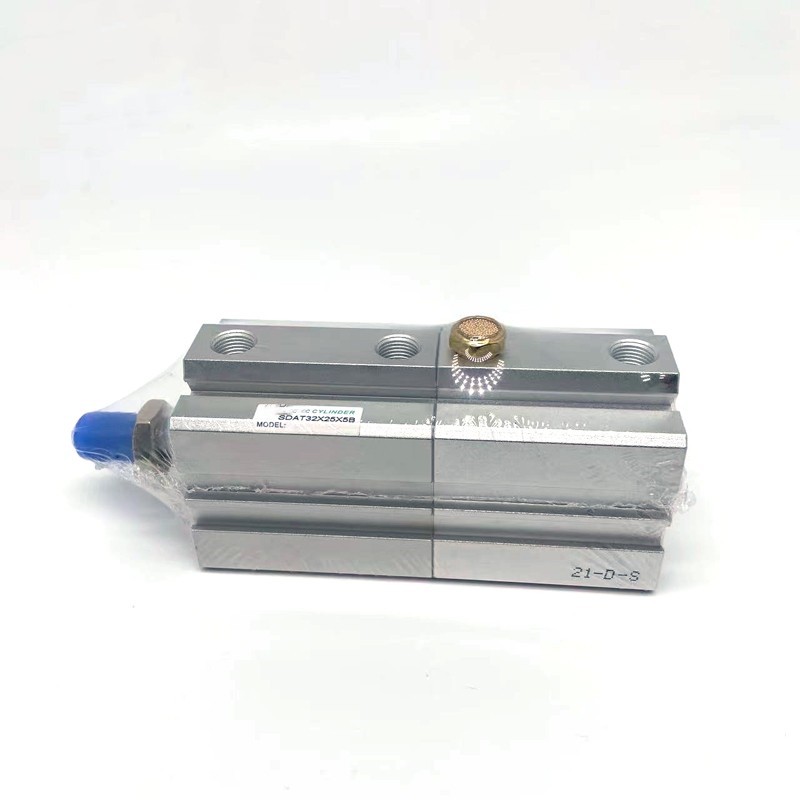 薄型多位置双行程增压倍力气缸SDAT32/40/50/63X10/20/25/30/60SB