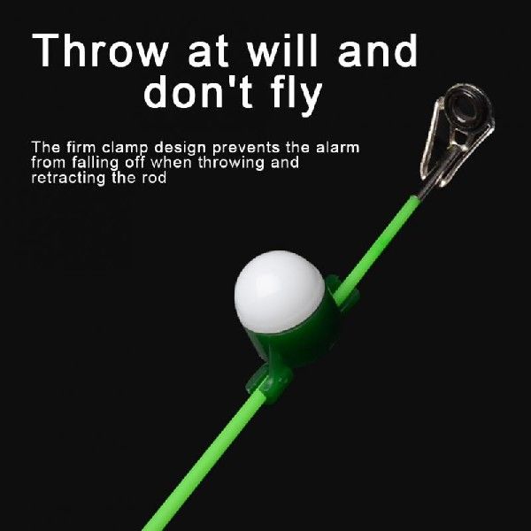 10Pcs Fishing Alarm Alert Strike Bite 2 Size Fishing Rod