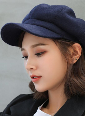 new style octagonal hat spring and winter fashion multicolor