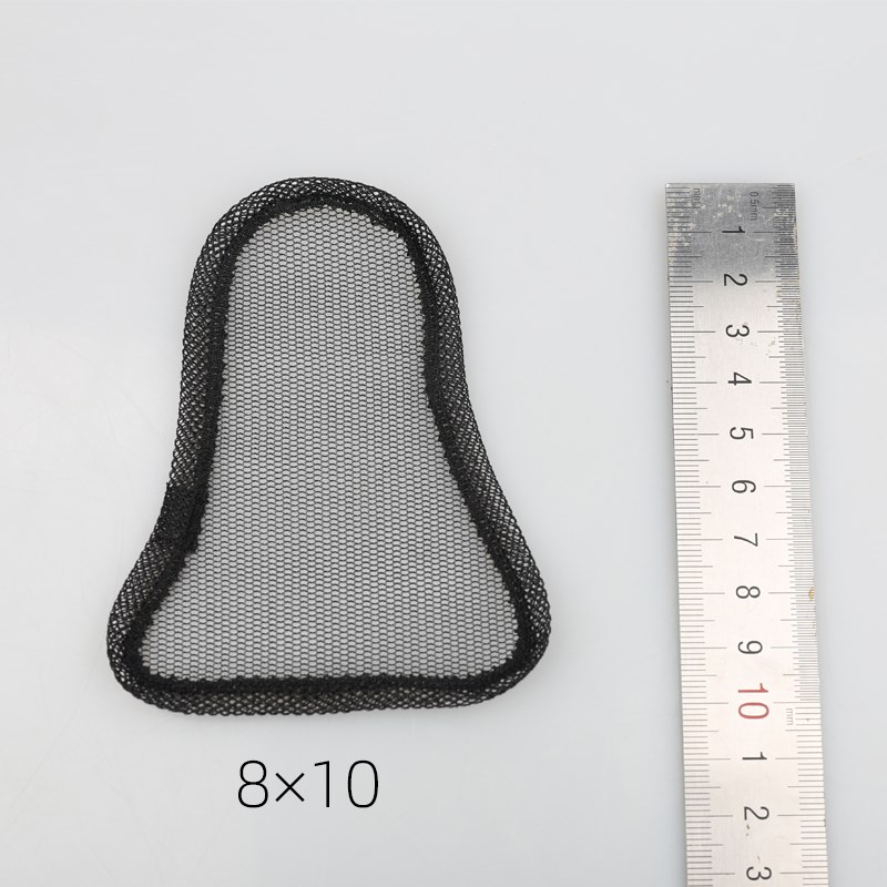 T型全手织补发片网底迷你补发片手钩假发网纱女士头顶补发片网底