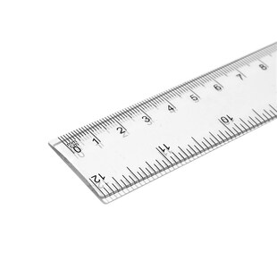 好货Advertising ruler 30cm plastic transparent straight rule