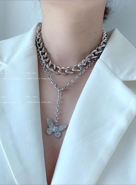 temperament chain choker collarbone chain sweater chain