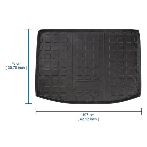 极速Rear Boot Cargo Mat Fit for Subaru XV 2012-2020 Black