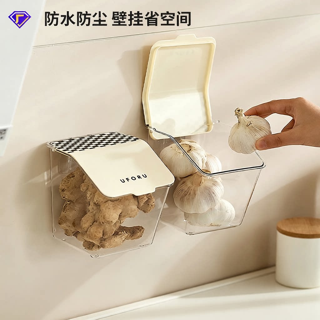 uforu葱姜蒜收纳筐厨房大料挂篮图片